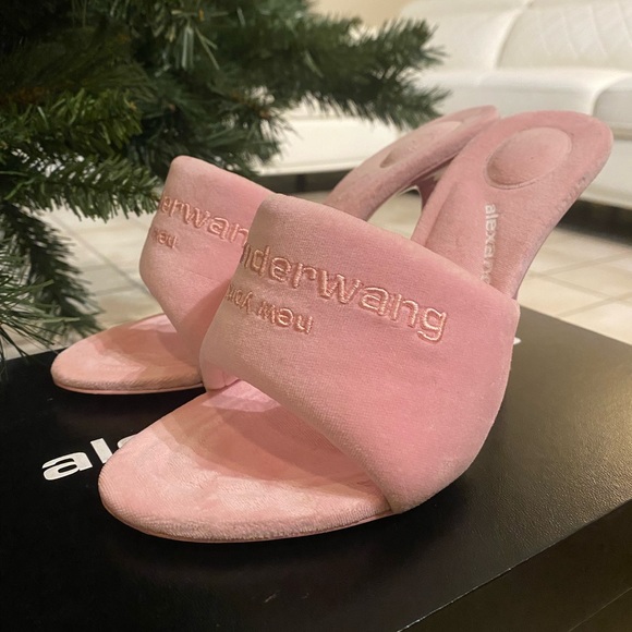 sienna high mule in lycra - Picture 4 of 6